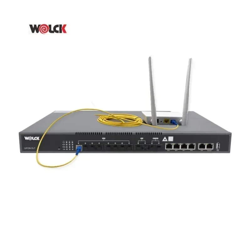 Wolck FTTH V-sol 8 Puertos 8 PON V Sol 8 Ports Vsol Fiber XPON GPON OLT