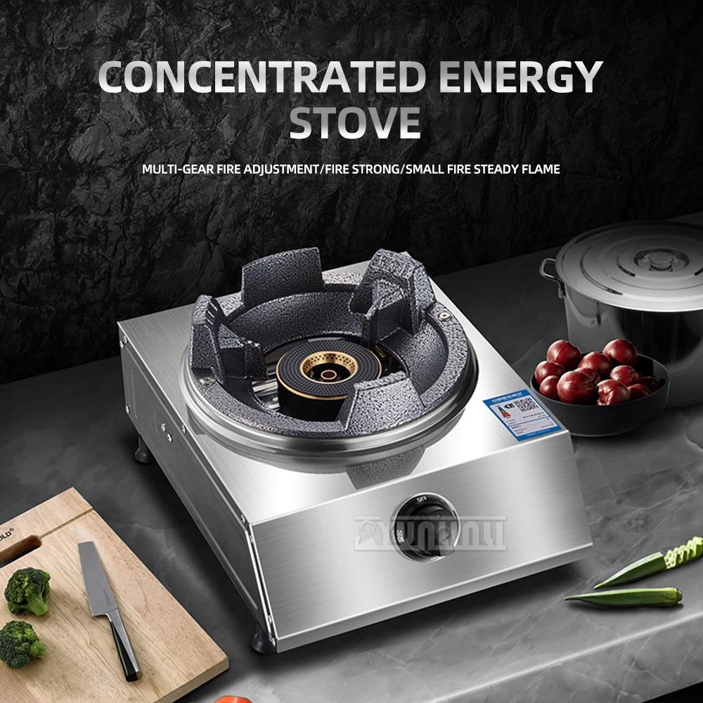 Kitchen Gas Burner Thickened Single Stove Household Liquefied Stove Gaskookplaat