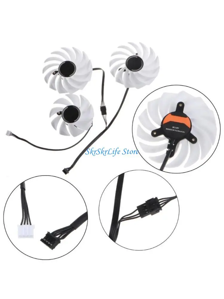 E65E COLOTULL IGAME 88MM 4PIN COLOR GPU مراوح لـ RTX3060/3070/3080/3060TI #1