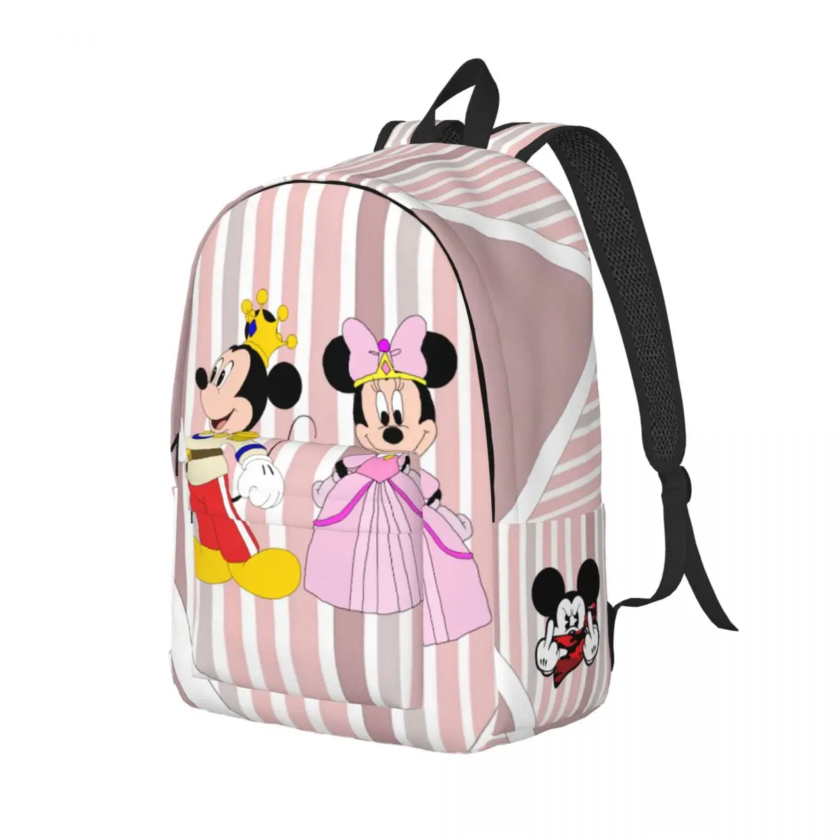 For Gifts Disney Sturdy Shoulder Children's Bags Mickey Mouse Casual For Men Women Handbag Picnic