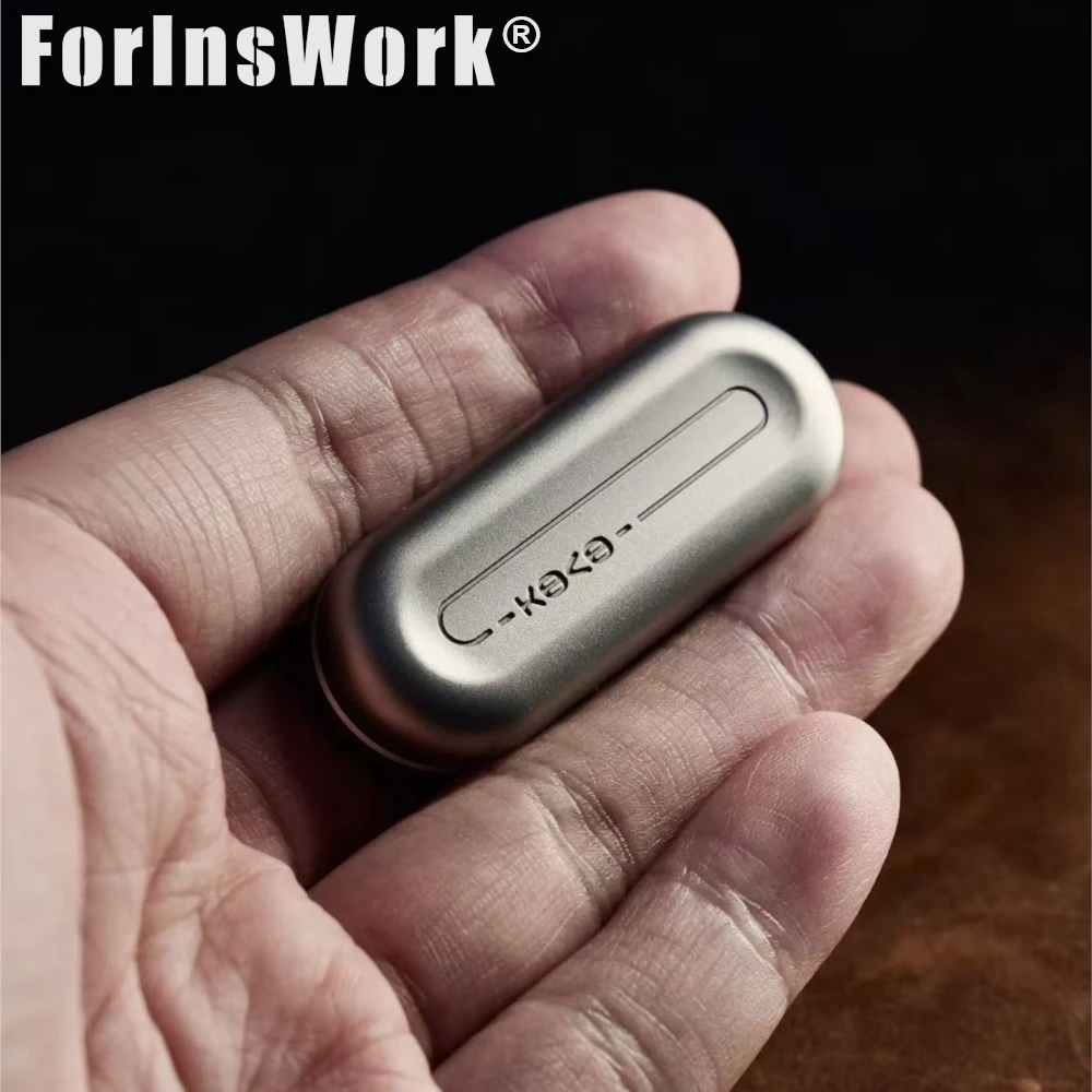 KOVO EDC Cloud Flash S.S Ultra Dense Push Slider jouet sensoriel Fidgets jouets métal Cool trucs Gadgets de bureau
