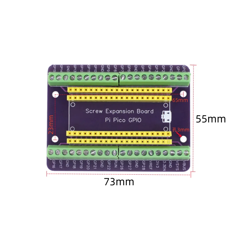 Expansion board GPIO sensor experiment supports Raspberry Pi Pico/PicoW