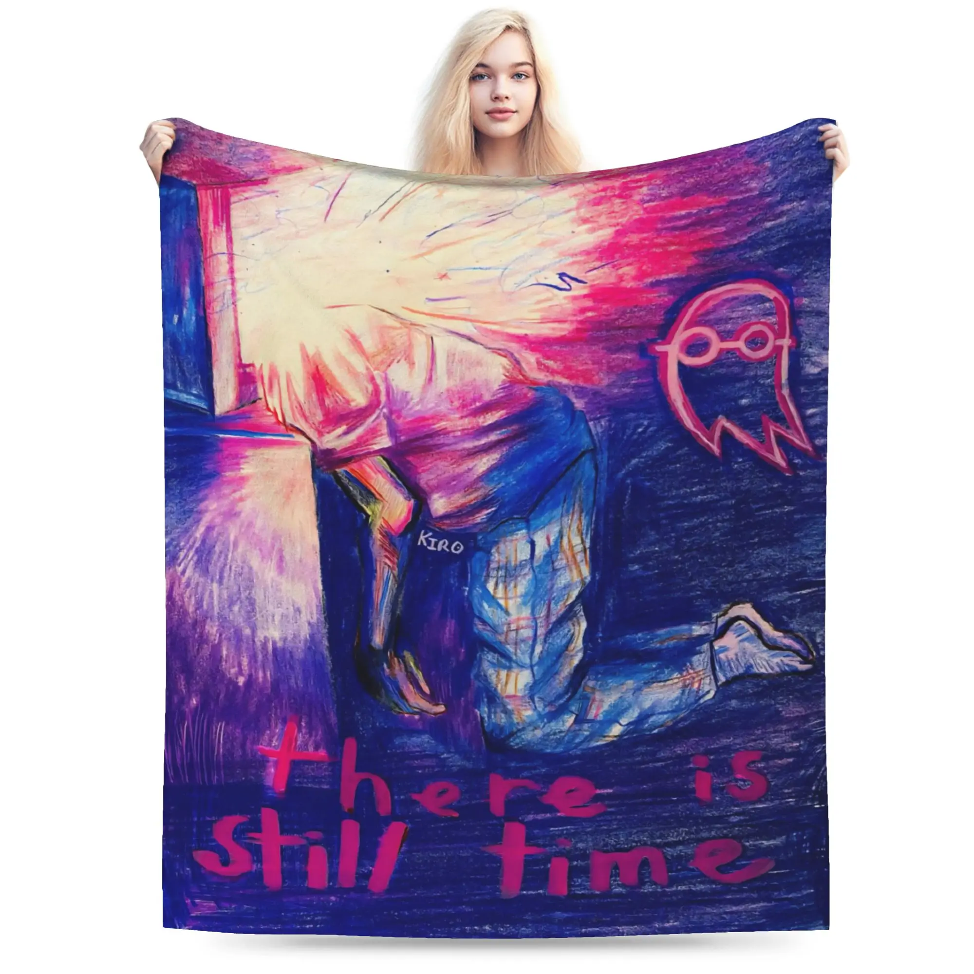Relax I Saw The TV Glow  Blanket Stuff Bed Decorative  Blanket Throw Super Soft Flannel for Car