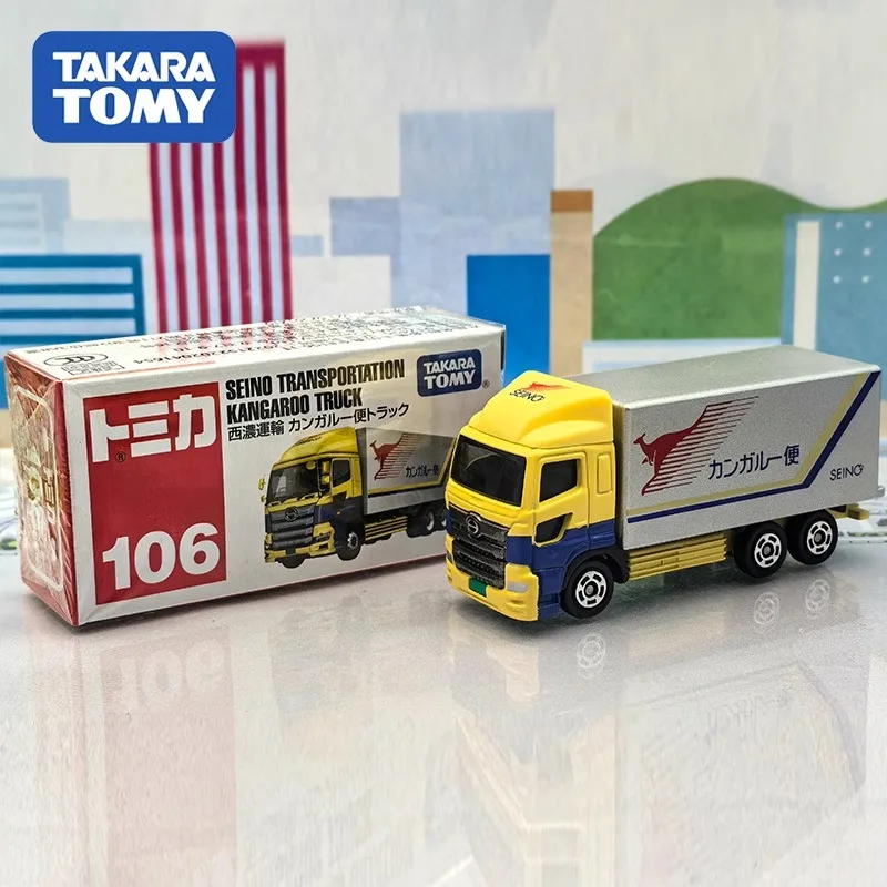 

Takara Tomy Tomica No. 106, Seino Transport, грузовик-кенгуру, мини-автомобиль, игрушки из сплава, моторный автомобиль, литая под давлением металлическая модель для детей