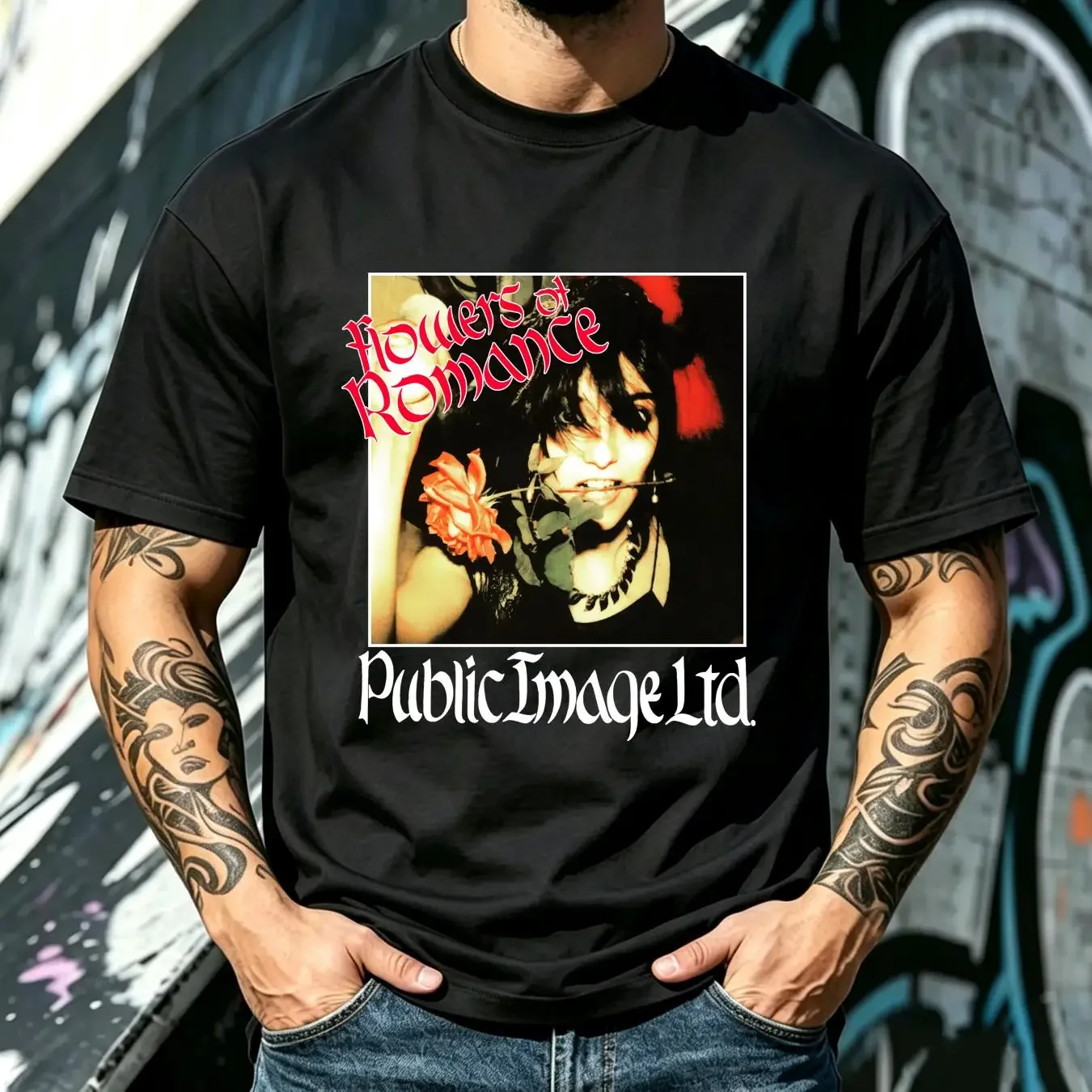 washed T Shirt Public Image Ltd Cotton For men Women Size S 4XL T2266 long sleeves vintage Washed Slightly fashion Casual
