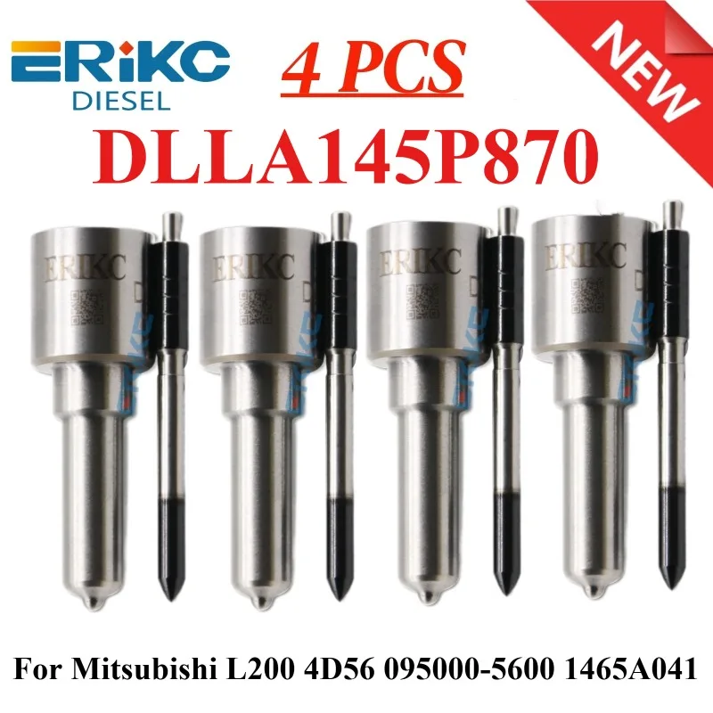 

4PCS Common Rail Injector Nozzle Injector Nozzle DLLA145P870 DLLA 145 P 870 for Mitsubishi L200 4D56 095000-5600 1465A041