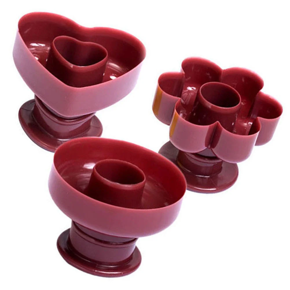 

3 Pcs Baking Mold DIY Donut Doughnut Mould Tray Biscuit Supplies Non-Stick Casting Plastic Kitchen Saucepans