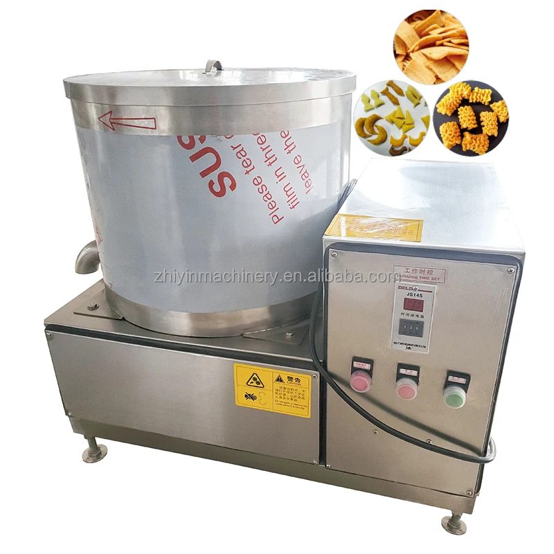 Automatic Oil Remove Machine Small Potato Vegetable Chips Deoiling Dehydrator Dewaterin Machine Fried Food Centrifugal Deoiling