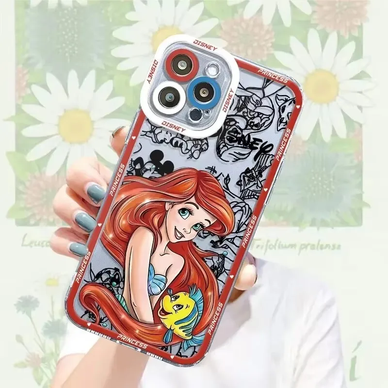 Ariel Princess Fairy Case For Xiaomi 14T 13T 12T 11T 10T 14 13 12 11 Lite 5G NE POCO F6 X6 Pro X3 NFC X5 X4 GT F3 F4 F5 M6 M5S