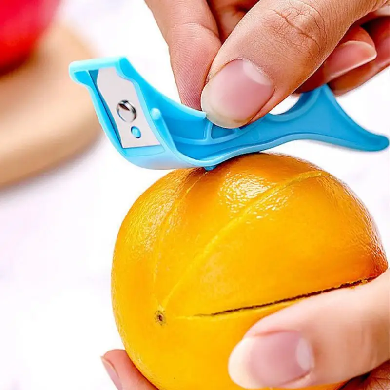 Fruit Apple Kiwi Peeler Orange Cutter Vegetable Peel Peeler Knife Stainless Portable Manual Peeling Potatoes Peeler Kitchen Tool