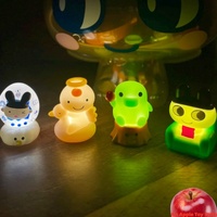Bandai Tamagotchi Luminescent Night Light Figure - Cute Character Display With Gashapon-Style Base
