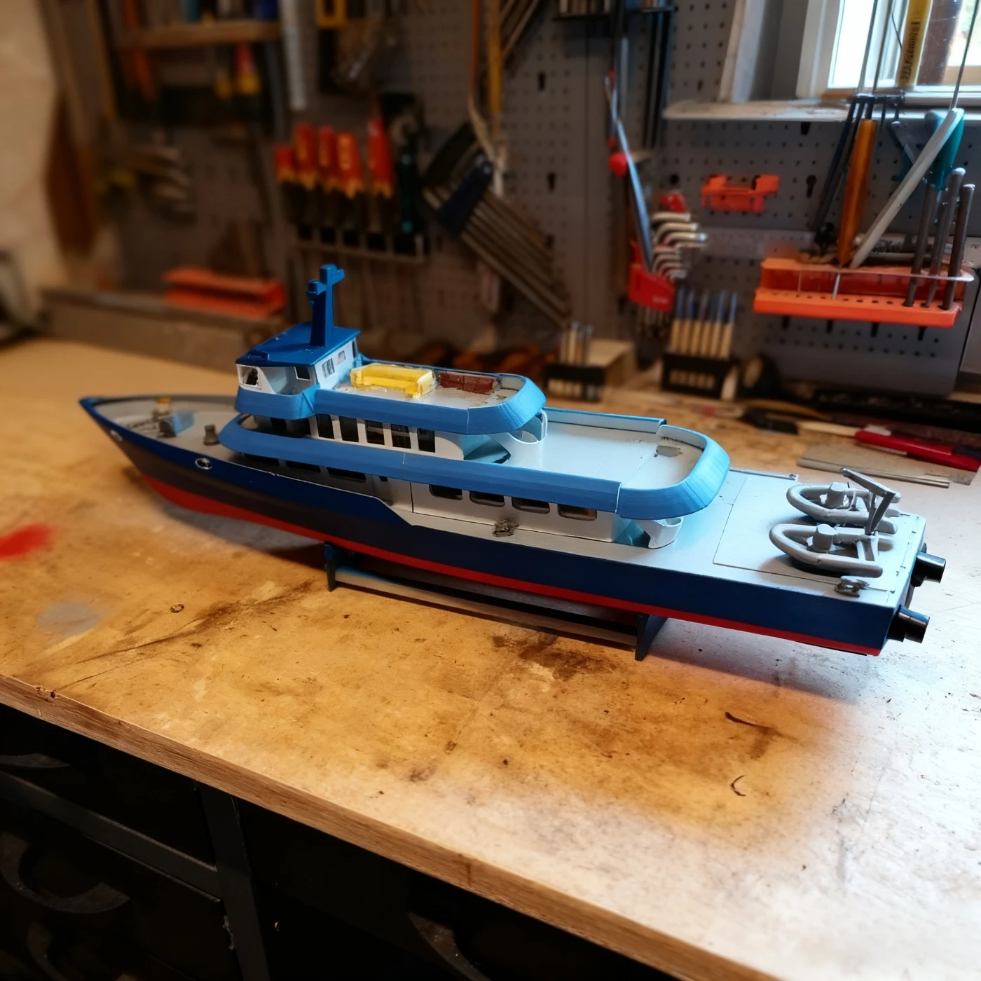 

Радиоуправляемые корабли 75,4 см, бесщеточный двигатель с тремя насосами, дистанционное управление, лодка для реки, ферри, высокоточная 3D-печатная радиоуправляемая модель Schiffe, комплект игрушек