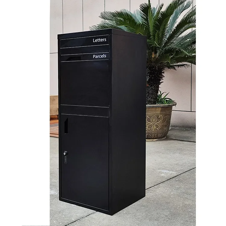 Outdoor Galvanized Sheet Metal Parcel Mail Mail Drop Box Smart Express Box image 6