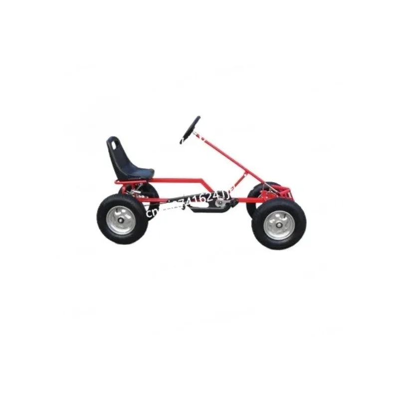 Wheel Adult Go-Karts, With Hand Brake Teens Pedal Go Kart, Can Load 100KG