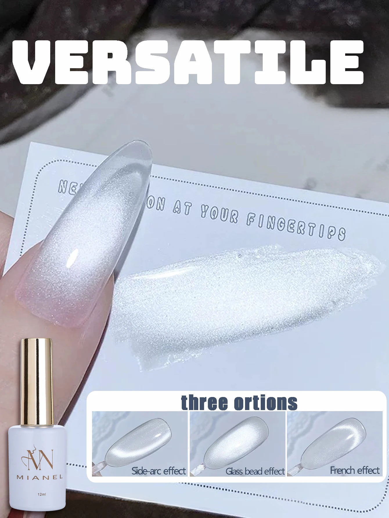 MIANEL 12ML 1 SZT. Letnie Paznokcie Hit Sprzedaży Streamer Biały Magnetyczny Lakier Żelowy Kocie Oko Akcesoria do Paznokci Paznokcie UV