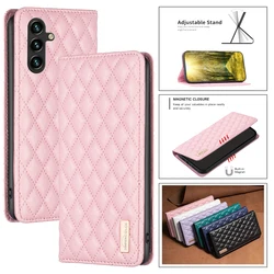 Wallet Leather Magnetic Phone Case For Samsung Galaxy A56 A36 A16 A06 A55 A35 A15 A5 A24 A14 A34 A54 5G Skin Friendly Flip Cover