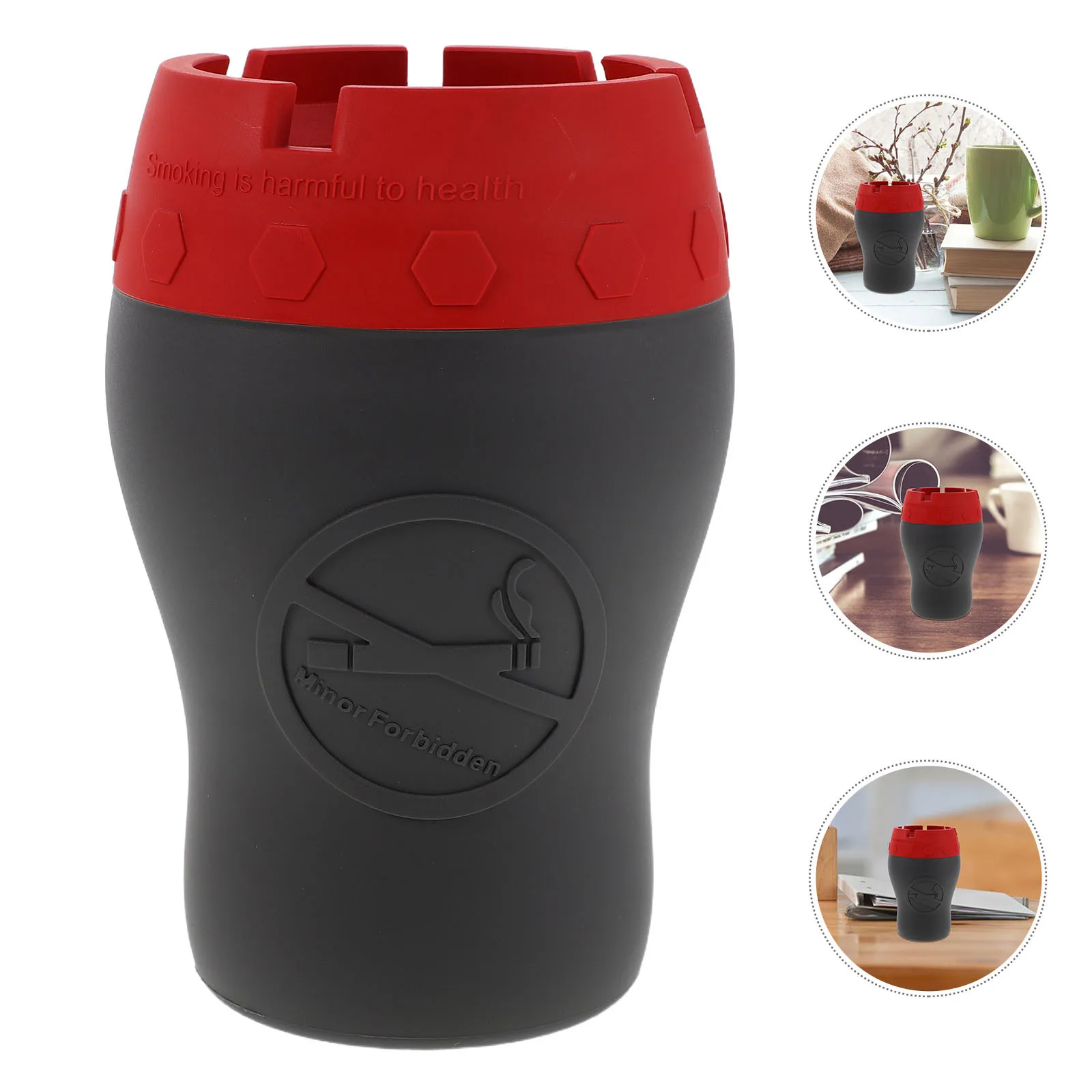 الإبداعية منفضة سجائر سيليكون المحمولة دخاني حامل رماد السيارة مع غطاء يندبروف التصميم الحديث سهلة التنظيف منفضة سجائر صغيرة للمنزل