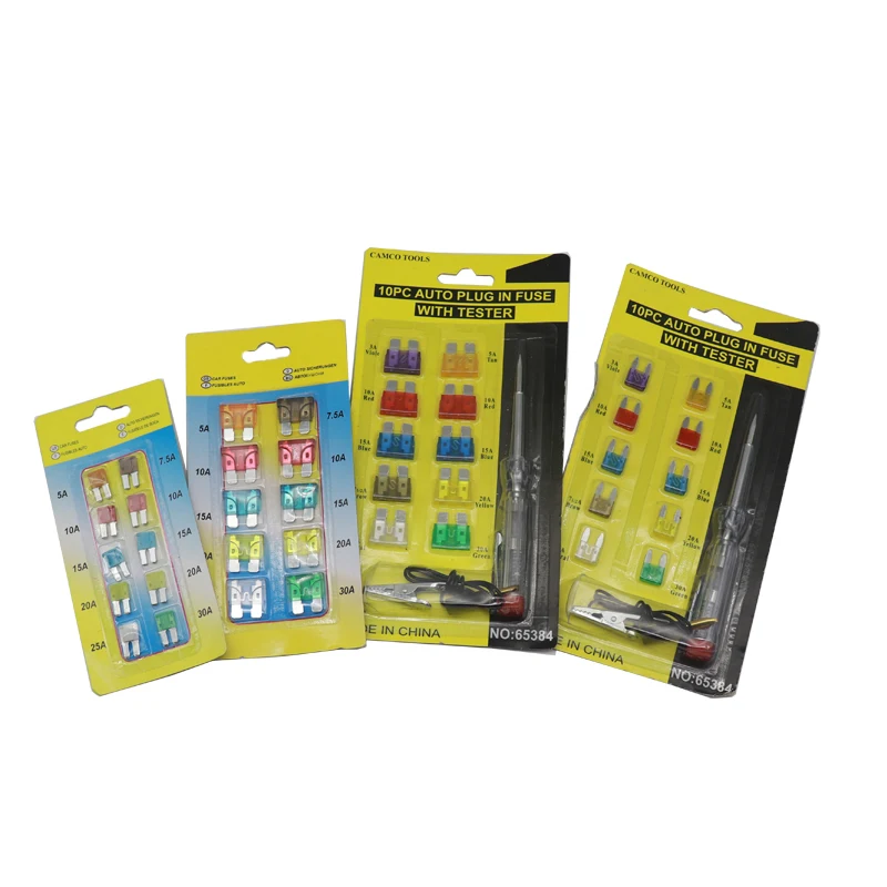 【1PCS】Car Fuse 32V Standard Mini Fuse insert Set 3A 5A 7.5A 10A 15A 20A 25A 30A Amp Clip Fuse for Car Truck Micro Test Pencil