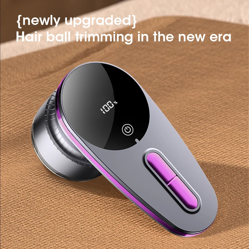 

Rechargeable Electric Fabric Shaver Lint Remover for Clothes Pill Removal with LCD Display Home Use Portable Garment Shaver