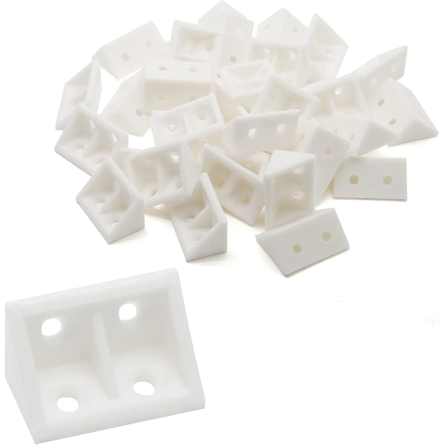 30 Pcs 0.7" White P…