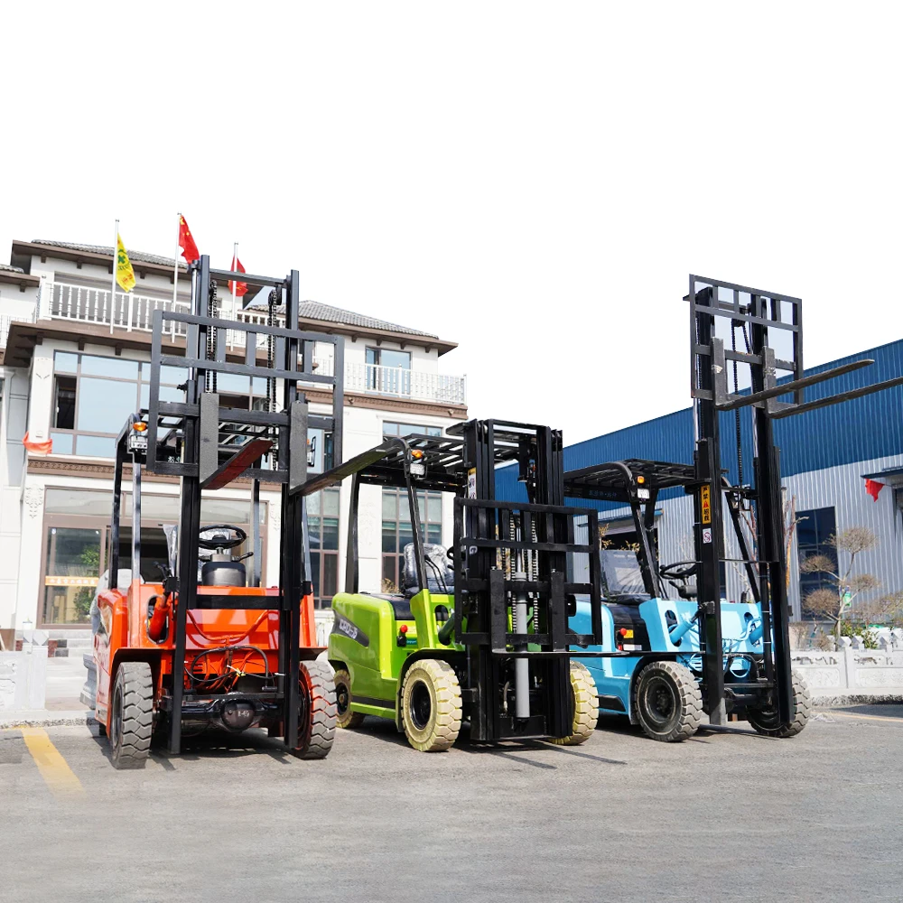 1.5 to 5 Ton Customizable Lift Height Strong Power Four Wheel Drive Warehouse Electric Forklift Promotion