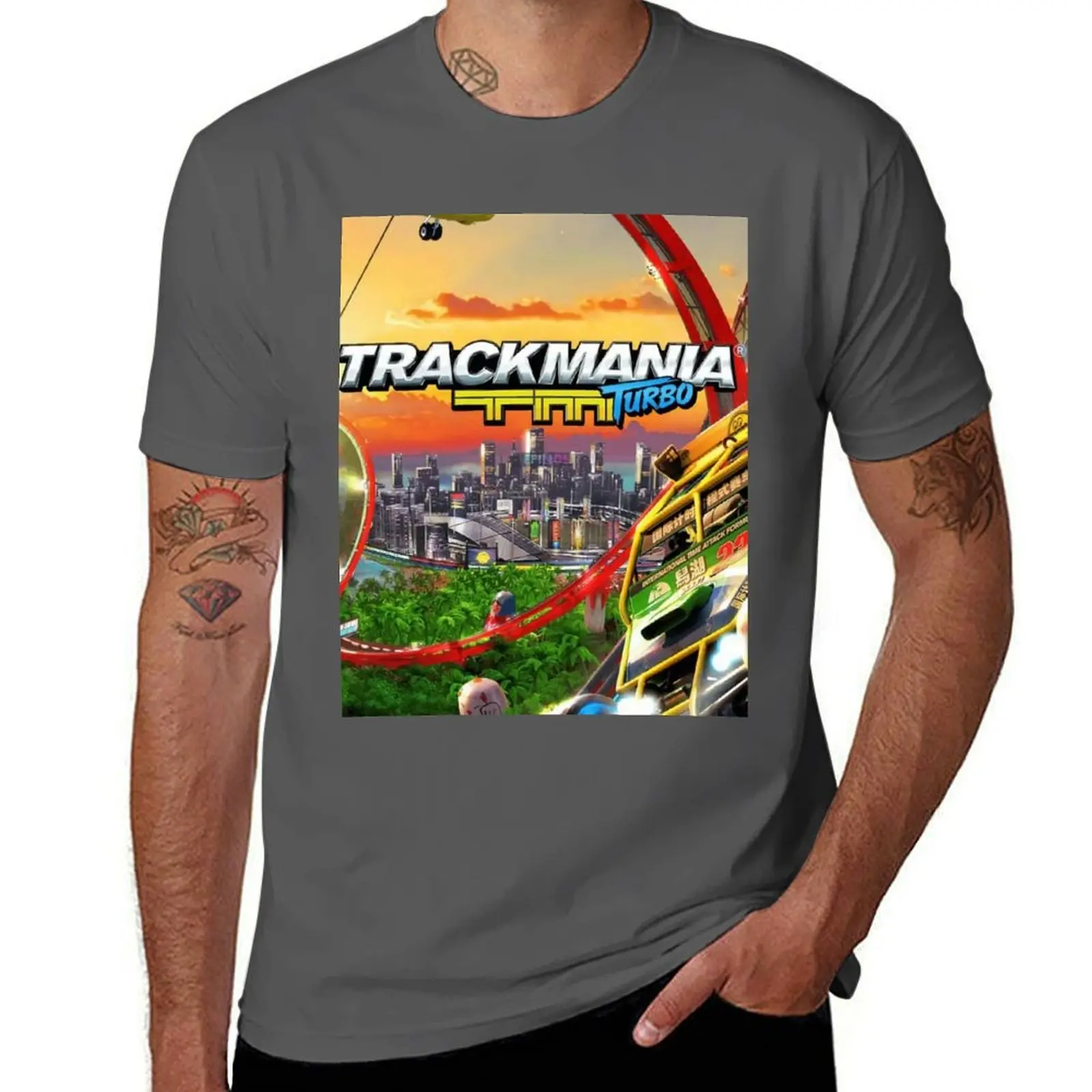 

Turbo Trackmania T-Shirt man t shirts graphic man t shirts cotton t shirts for man graphic vintage T-Shirt