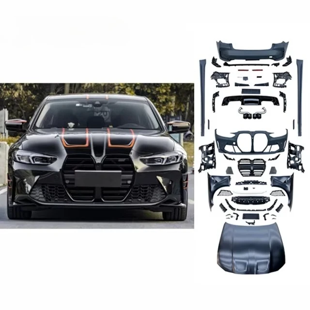 

Комплект обвеса M3 для BMW 3 серии G20 G28 (2023-2024): передний и задний бамперы, передняя решетка, спойлер, крылья, капот, боковые пороги