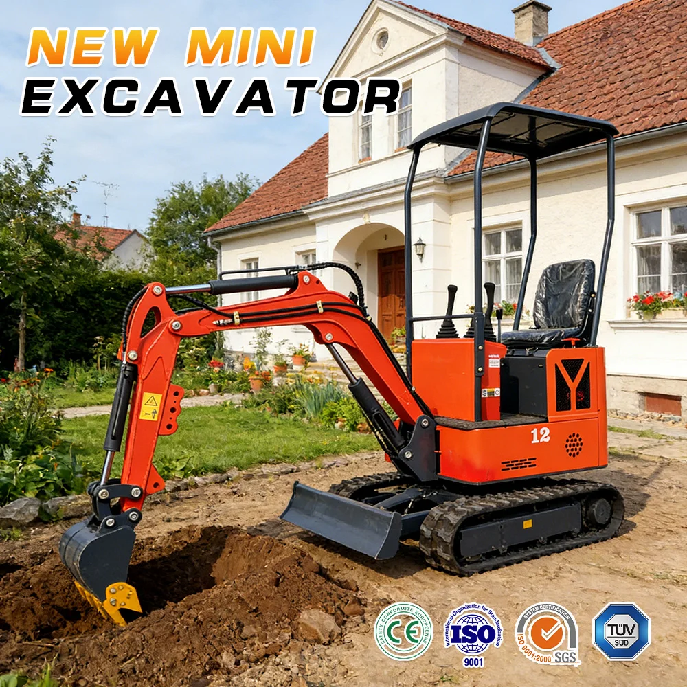 

Free Shipping 3 Ton Mini Excavator EPA Certified Kubota Engine Hydraulic Crawler Digger With Enclosed Cab For Engineering Works