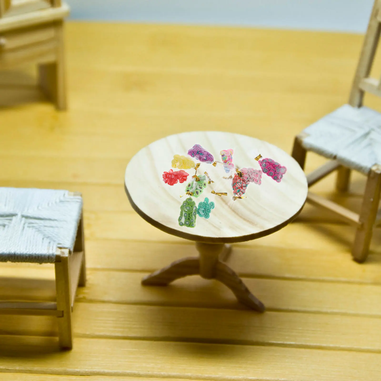 6-delige mini snoep-snackset gesimuleerde verpakte snacks ornamenten miniatuur voedselzakjes mini-huisdecoraties realistische snack-rekwisieten