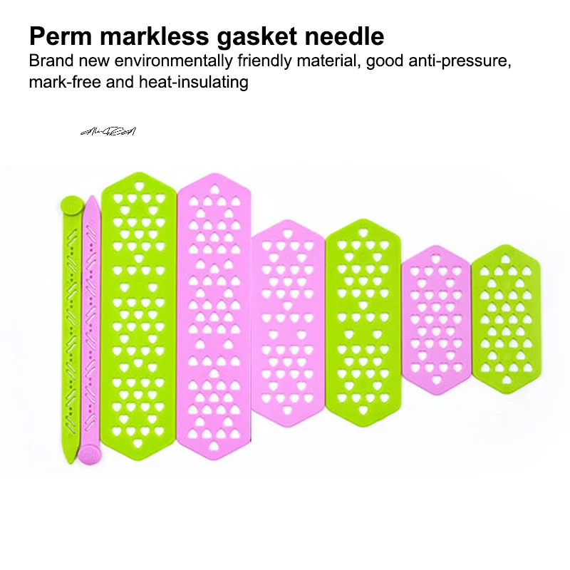 10/20 قطعة مقاطع شعر مقاومة للحرارة من الدرجة الصالونية أدوات تصفيف حرارية بدون تجعد لموجة باردة بيرم ساخن مضادة لربط الشعر