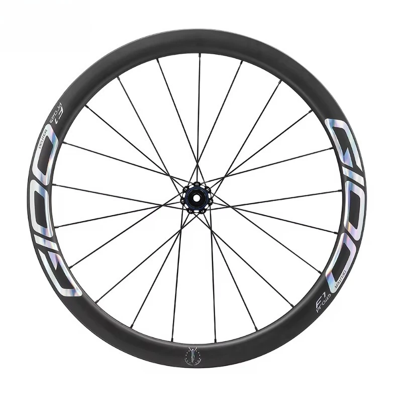 

700C 45/58MM Carbon Fiber Road Disc Brake Bicycle Wheelset Rim Mountain City Gravel Bike Wheel Set