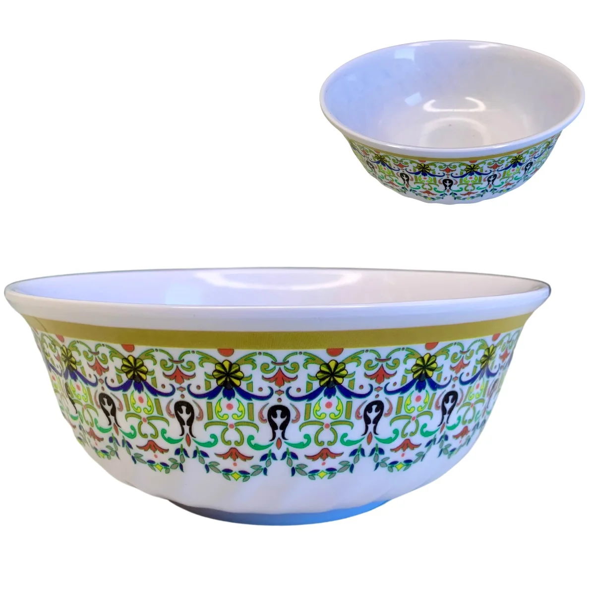 Decorated Melamine Bowl for Desserts 530ml