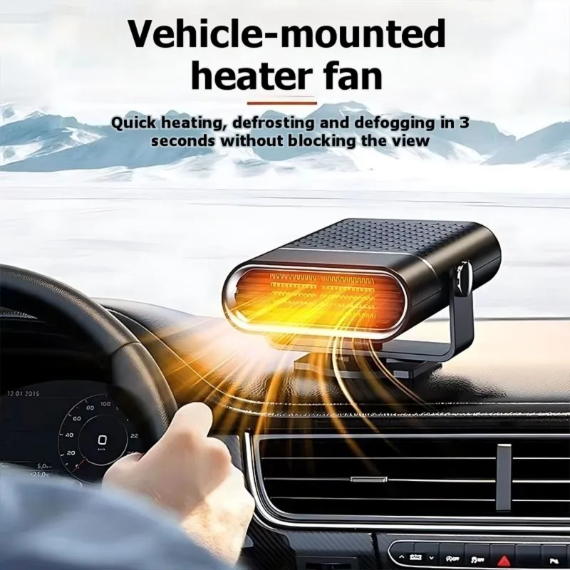 Car Heater 12V Universal Mini Defroster And Defogger For Windshield Heating For Truck For Winter Warming
