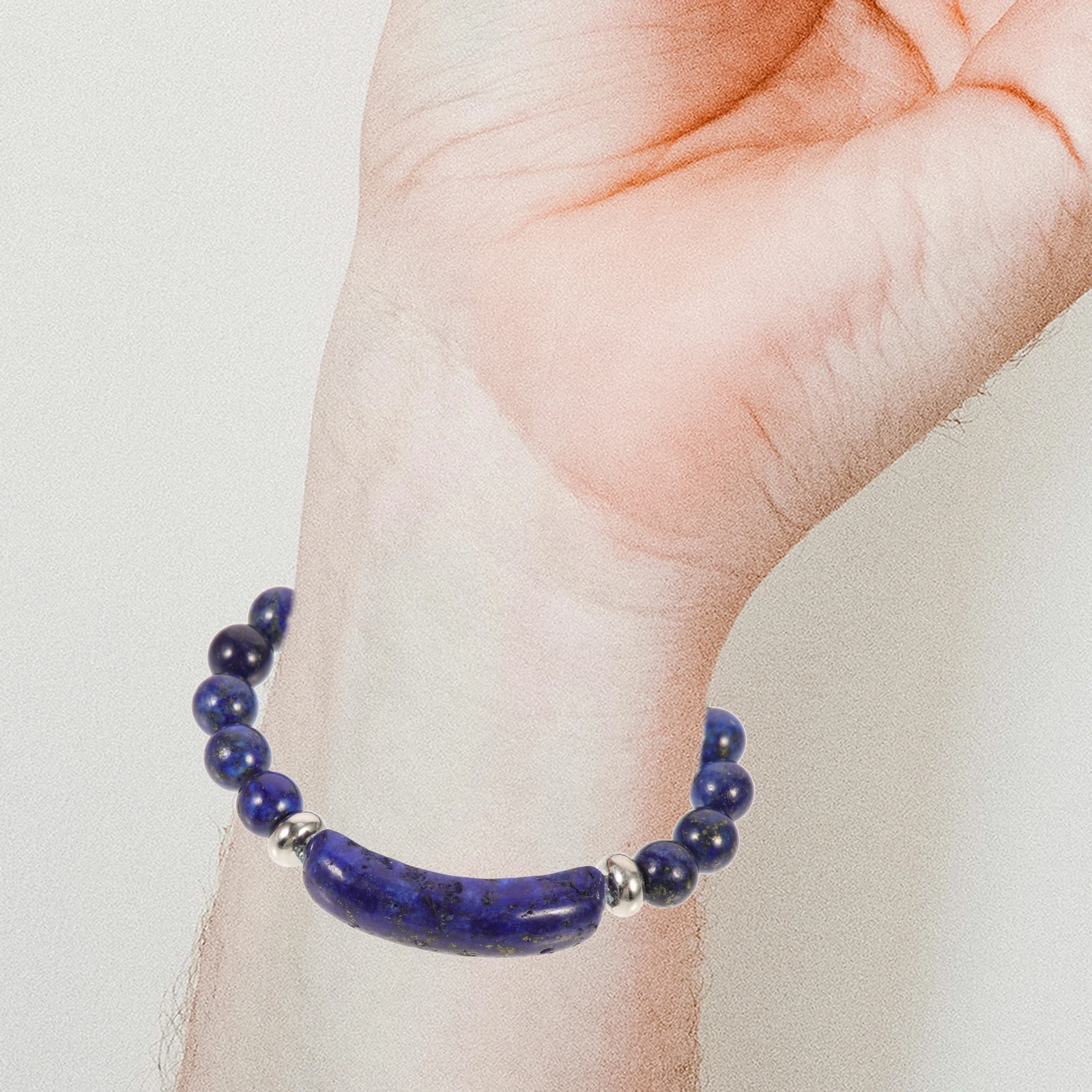 

Natural Stone Chakra Colored Beaded Wrist Decor Elegant H made Jewelry Elegant Beaded Bracelet Gift Idea Accessories