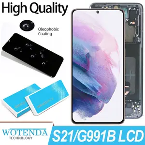 Bilashmart 6.2''Dynamic AMOLED Display Samsung S21 LCD Touch Screen G991B G991B/DS Digitizer Assembly Replacement