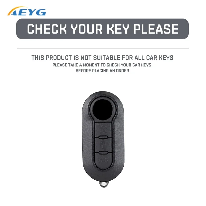 Car Smart Key Case Cover Shell For FIAT 500 Ducato Panda Punto 500L Lancia Musa For Citroen Jumper For Peugeot Boxer Accessories image 2