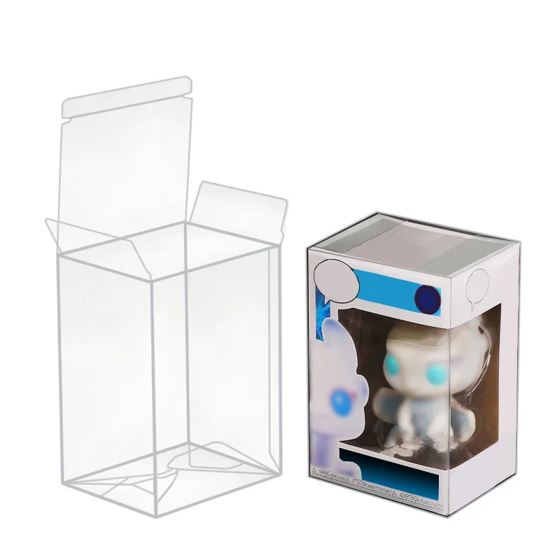 Suitable for Funko Pop Protective Box, Transparent Box Packaging, Figurine Toy, Pet Transparent Packaging Box, 4 Inches