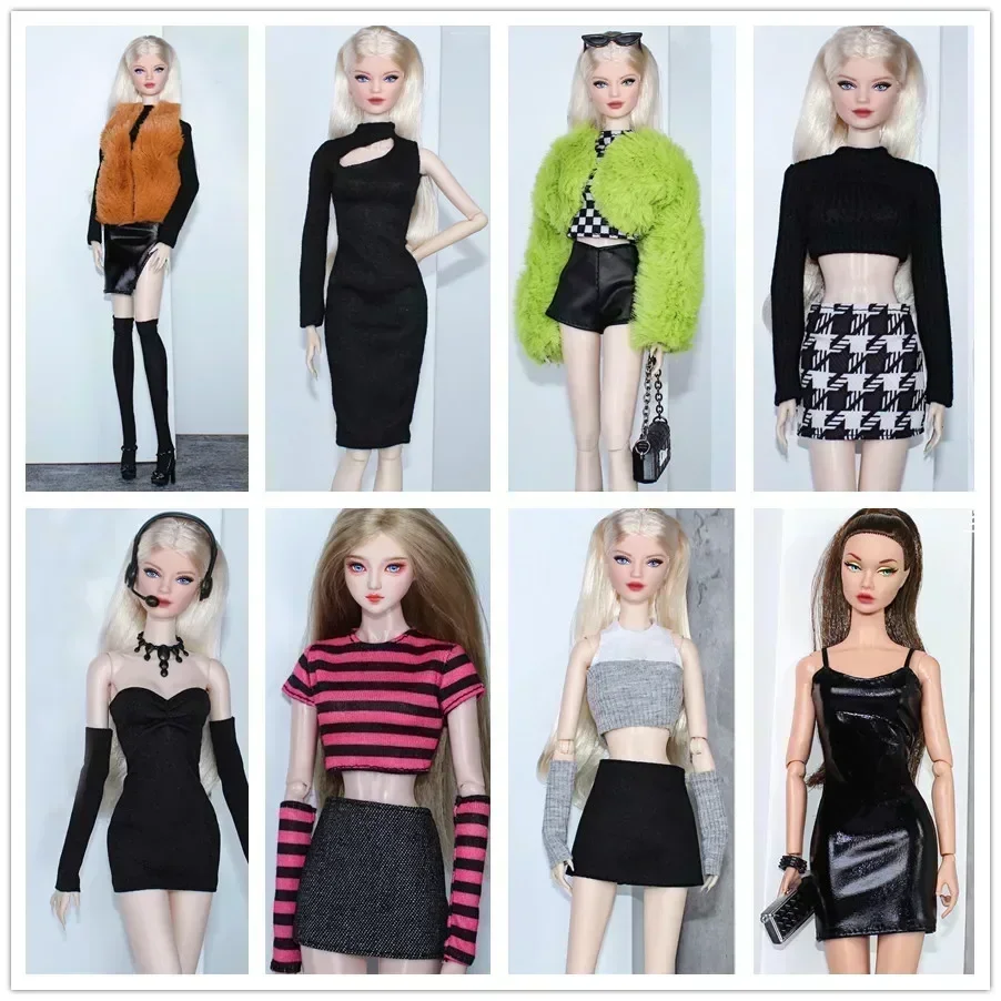 New 2024 clothing set / Fashion dress shirt coat 1/6 Doll clothes suit outfit for 30cm Xinyi FR ST PP Barbie Doll / girls gift