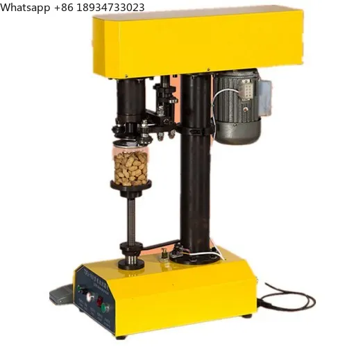 Factory Low Price Round Can or Jar or Aluminum Beer Can Sealing Machine/tin Can Sealing Tinplate Screw Capping Machine Mini Type