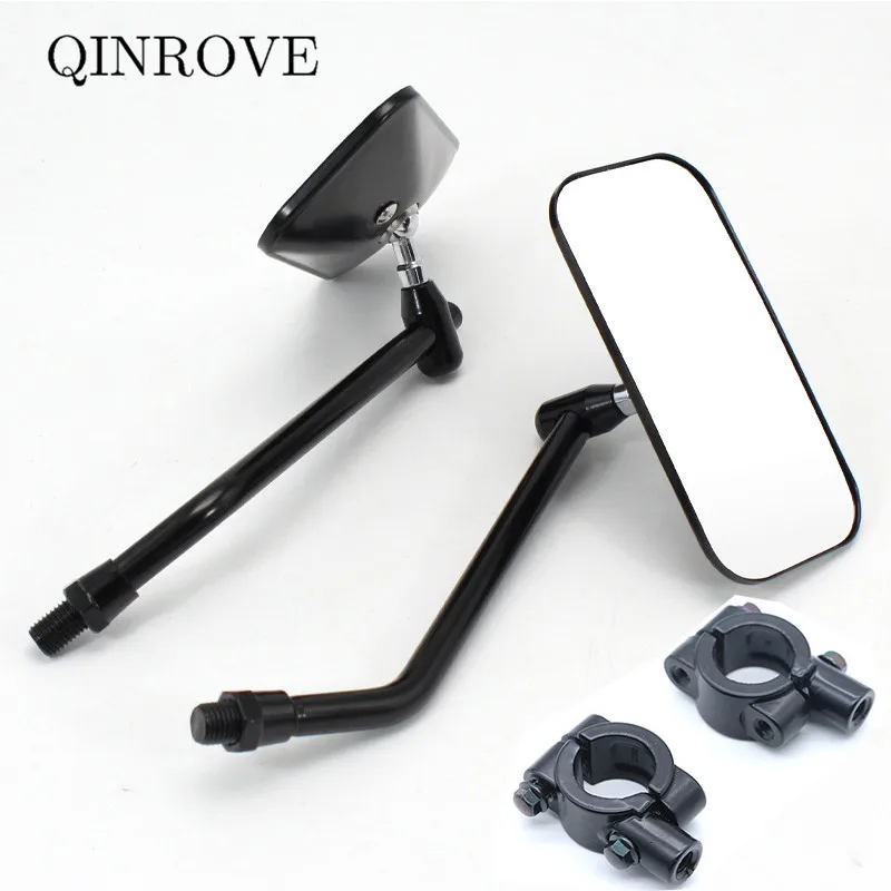 

Iron Retro Universal 22mm Handlebar Motorcycle Bicycle Mirror Bike Accessories Side Mirror Black Chrome Rearview Mirror