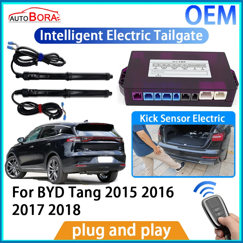 ZhuCamX Intelligent Electric Tailgate Automatic Lifting Kit Remote Control Opener Trunk for BYD Tang 2015 2016 2017 2018