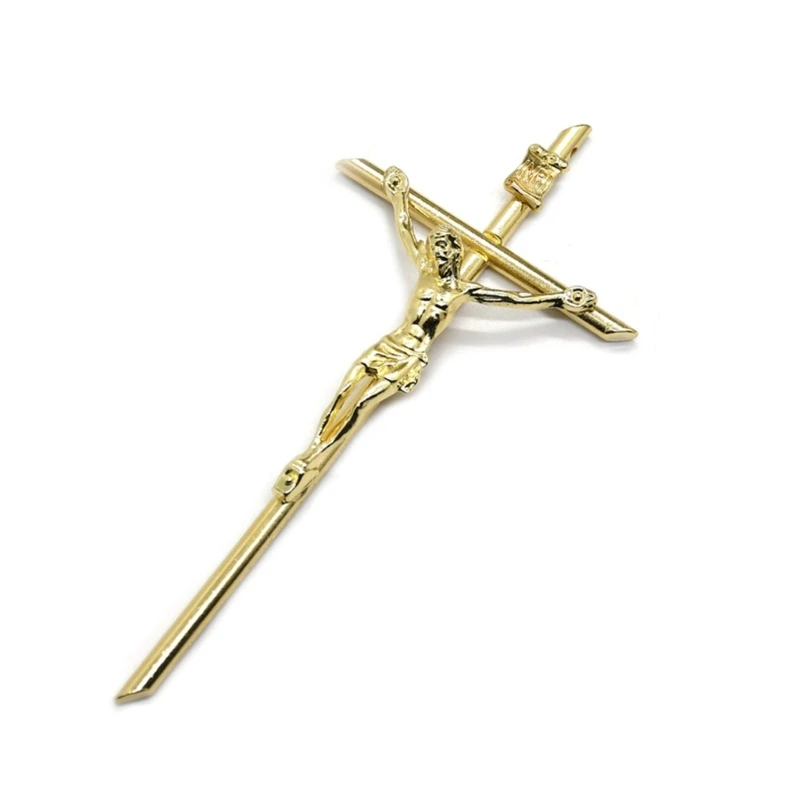 10pcs Crucifix Wall Metal Catholic Hanging Wall Decoration Blessing Sacred Baptism Gift for Church