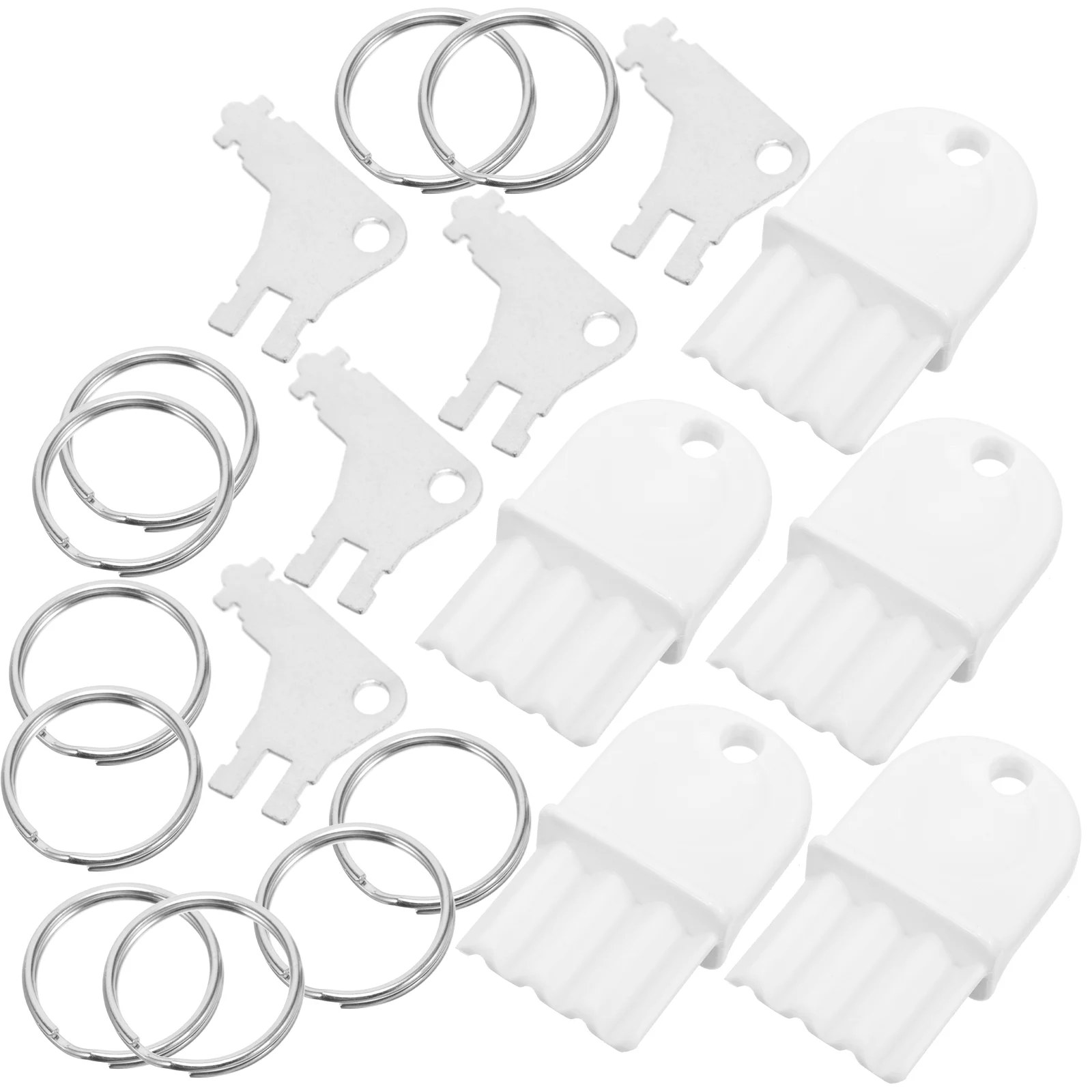 

2 Sets Paper Towel Dispenser Commercial Toilet Key Replacement Metal Tissue