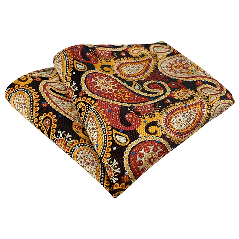 أحدث أنماط جيب مربع منديل أنيق أزرق أحمر الجاكار المنديل صالح قميص الملحقات ملابس يومية Cravat مهرجان الهدايا #3