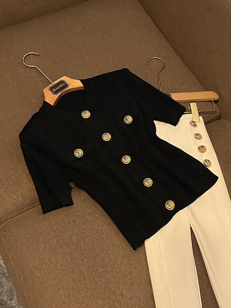 

Облегающий круглый вязаный топ Ne ort Sve, металлический синий универсальный зимний свитер, Новое поступление, женский повседневный свитер Faion