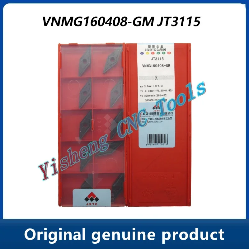 

JXTC Cutting Tools VNMG160404-GM VNMG160408-GM VNMG160412-GM JT3115/4235/1225/1220/3215/4225/4115/1025/4025/4125/4135/4625/4215