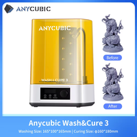 ANYCUBIC Wash & Cure 3 Curing Washing Machine For SLA LCD Resin 3D Printer For Photon Mono 2/ D2 Cleaning Size 165*100*165mm