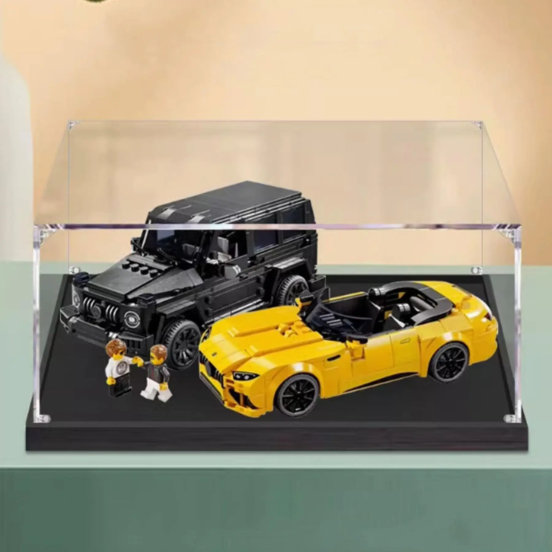 

Прозрачная акриловая витрина для Lego 76924 Racing, пылезащитные предметы для хранения коллекционеров, прозрачная витрина для Lego 76924 (только коробка)