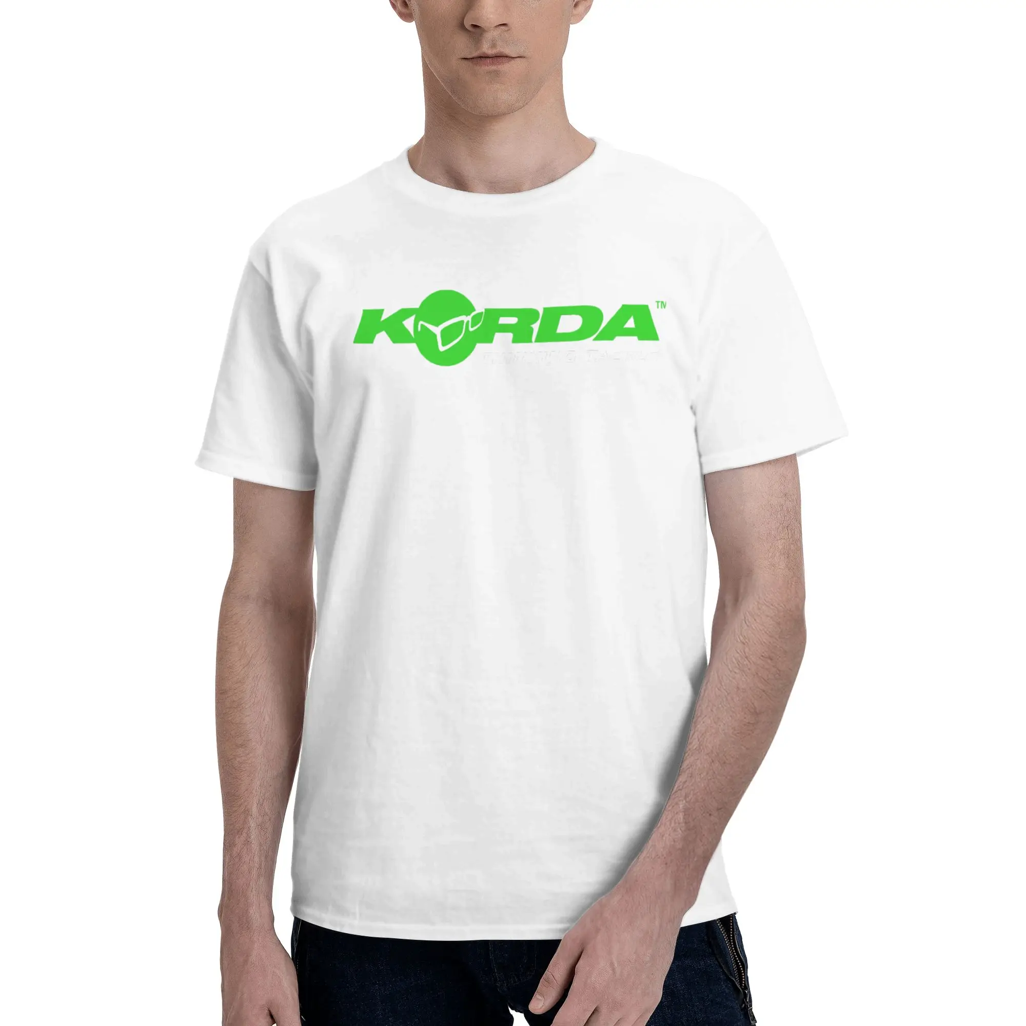Korda Tackle Room Ultra-Minimalist Reversible T-shirt Street Sports Cotton Tee
