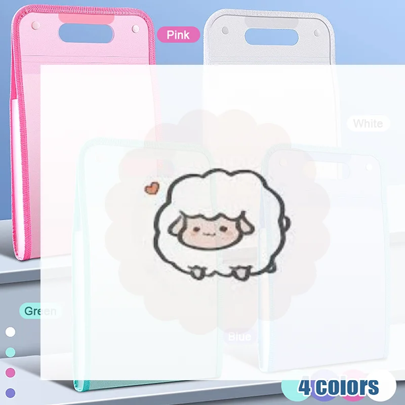 

13-карманные папки для файлов, портативный органайзер для документов формата А4, размер буквы, макарон, цветной органайзер для документов, классный офис, домашнее хранение